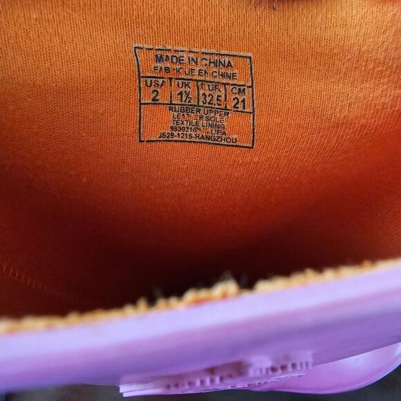 Polo Ralph Lauren Kids Philippa Fuchsia Rain Boot Sz 2 - Picture 10 of 11